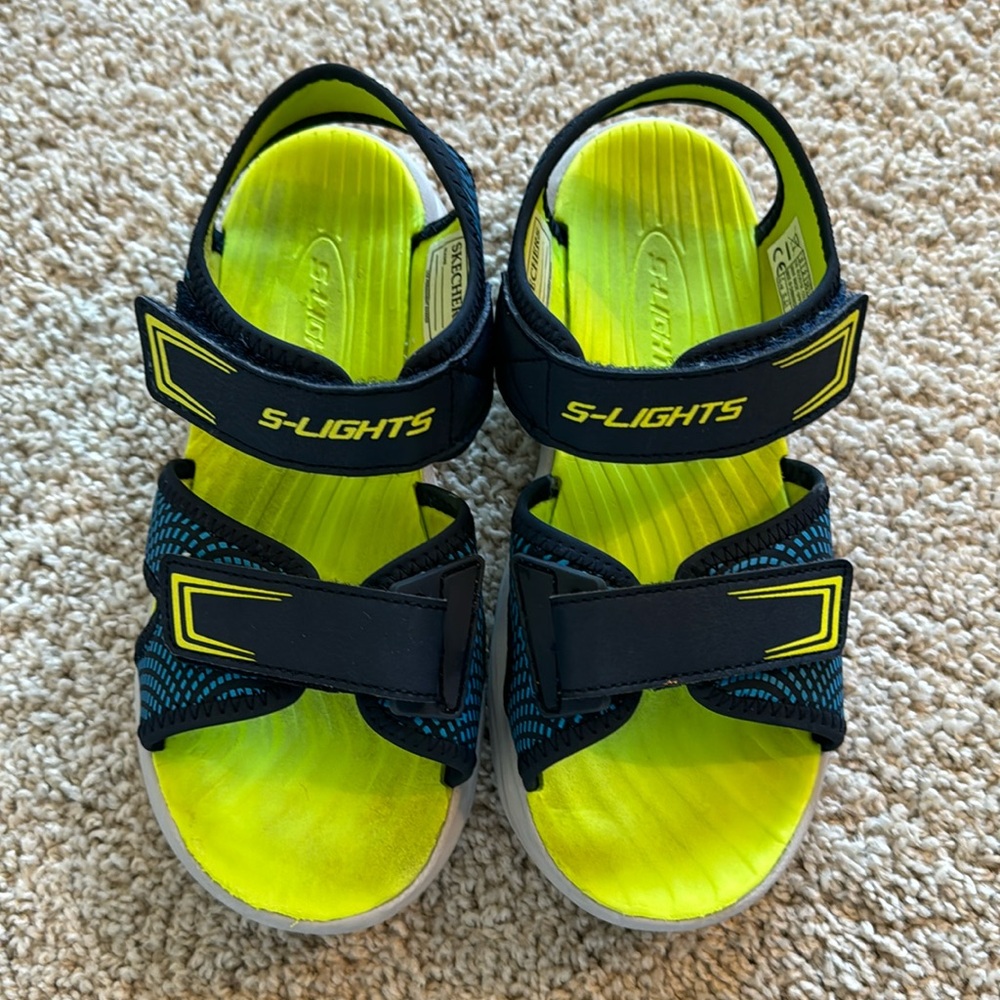Kids Skechers S-Lights Sandals - Size US3